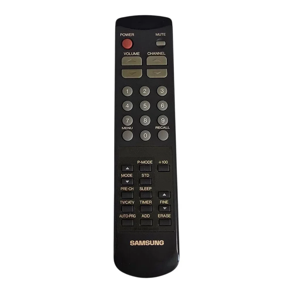 Samsung 3F14-00034-010 TV Remote Control Black Infrared Tested